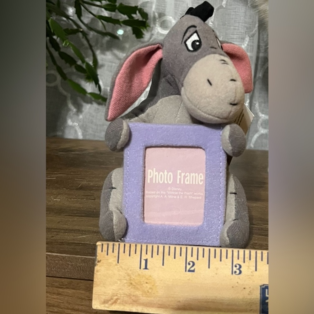 NWT With Tags plush Disney Eeyore photo frame Winnie the Pooh’s friend  gift - Picture 5 of 14
